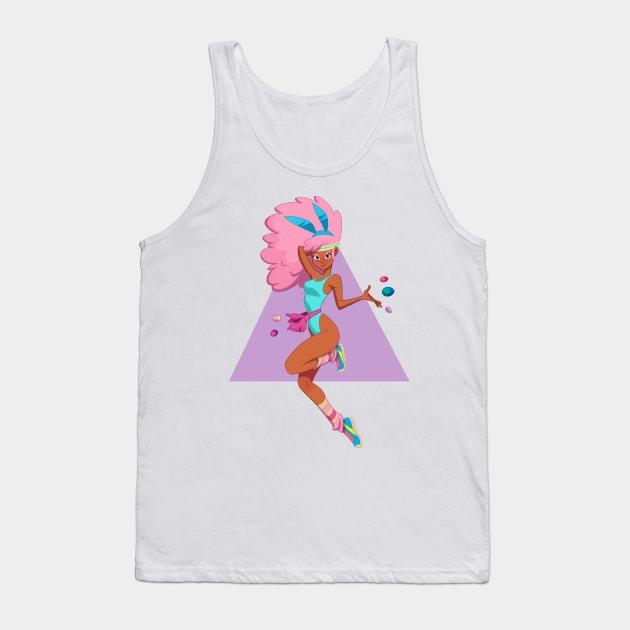 Easter bunny girl 3 Tank Top by melivillosa